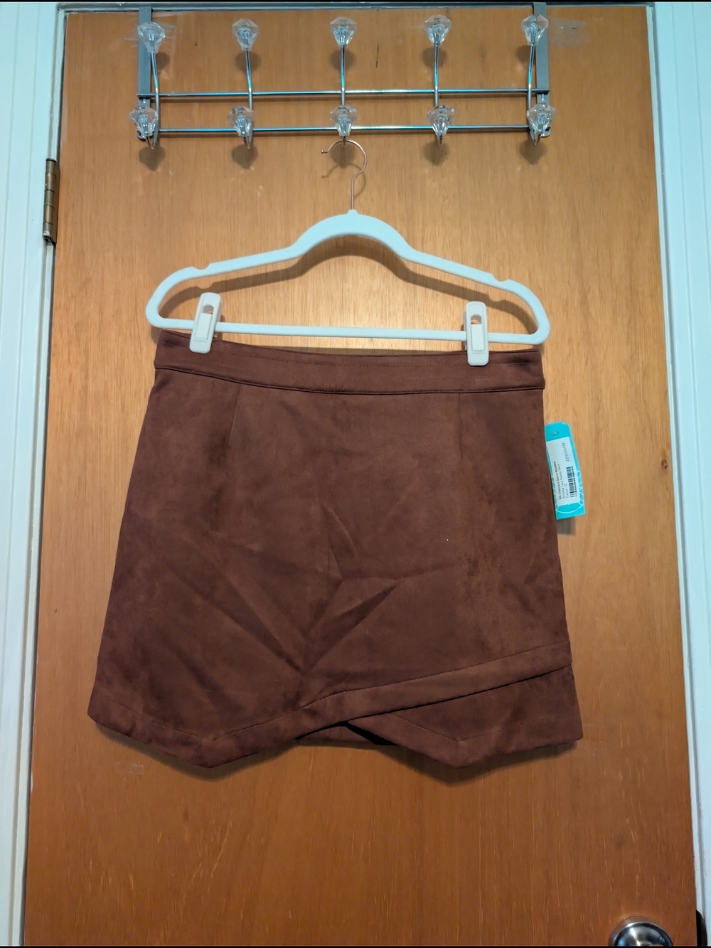 BB Dakota by Steve Madden Brown Faux Suede Mini Skirt